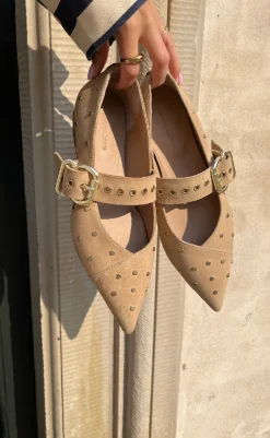 Hot Ballerinaer - Be Sure - Beige Loafers & Ballerinaer