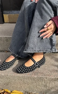 Discount Ballerina - For A While - Black Loafers & Ballerinaer