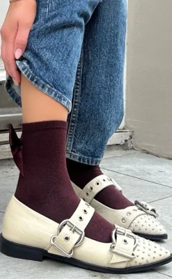 Discount Ballerinaer - Future Vibes - Beige Loafers & Ballerinaer