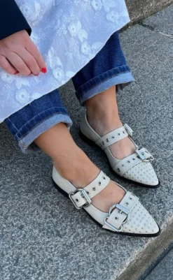 Discount Ballerinaer - Future Vibes - Beige Loafers & Ballerinaer