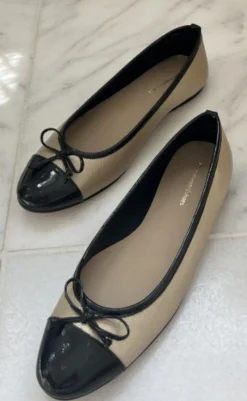 New Ballerinaer - My Own Ballerinas - Gold/Black Loafers & Ballerinaer