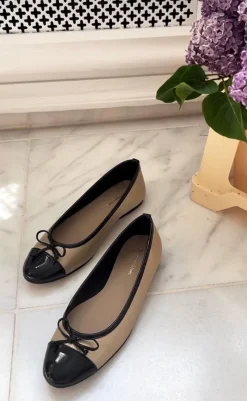 New Ballerinaer - My Own Ballerinas - Gold/Black Loafers & Ballerinaer