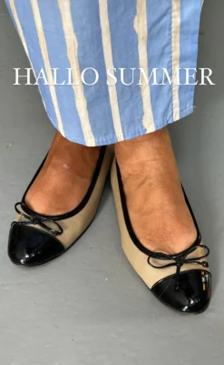 New Ballerinaer - My Own Ballerinas - Gold/Black Loafers & Ballerinaer