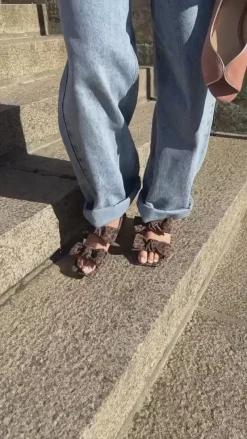 Outlet Ballerina - Like A Melody - Papaya/Gold Loafers & Ballerinaer