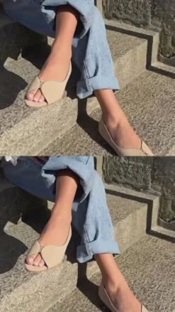 Outlet Ballerina - Like A Melody - Papaya/Gold Loafers & Ballerinaer