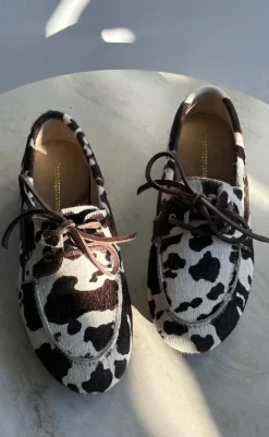 Best Loafers - Savannah  - White/Brown Loafers & Ballerinaer