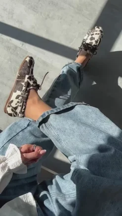 Best Loafers - Savannah  - White/Brown Loafers & Ballerinaer