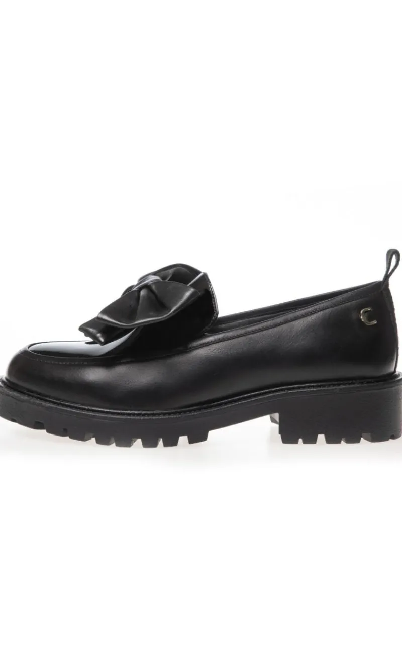 New Loafers - Hello Bow - Black Loafers & Ballerinaer