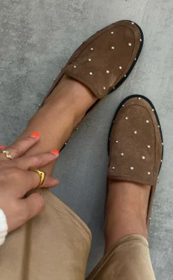 Best Loafers - Pearl Lovers Suede - Cappuccino Loafers & Ballerinaer