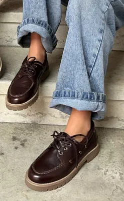 Discount Loafers - The Walk - Leather Brown Loafers & Ballerinaer