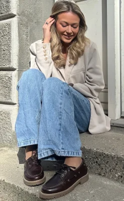 Discount Loafers - The Walk - Leather Brown Loafers & Ballerinaer