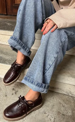 Discount Loafers - The Walk - Leather Brown Loafers & Ballerinaer