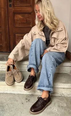 Discount Loafers - The Walk - Leather Brown Loafers & Ballerinaer