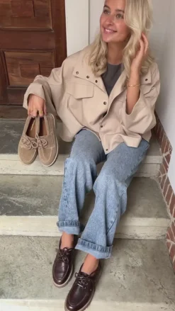 Discount Loafers - The Walk - Leather Brown Loafers & Ballerinaer