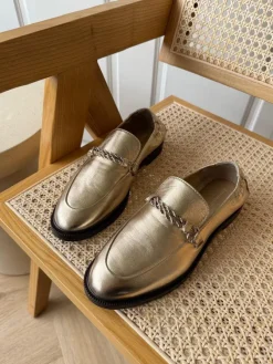 Online Loafers - Love And Walk - Platino Loafers & Ballerinaer