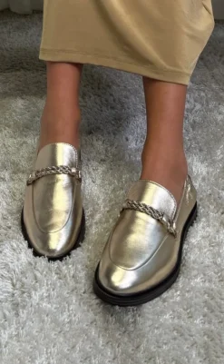 Online Loafers - Love And Walk - Platino Loafers & Ballerinaer