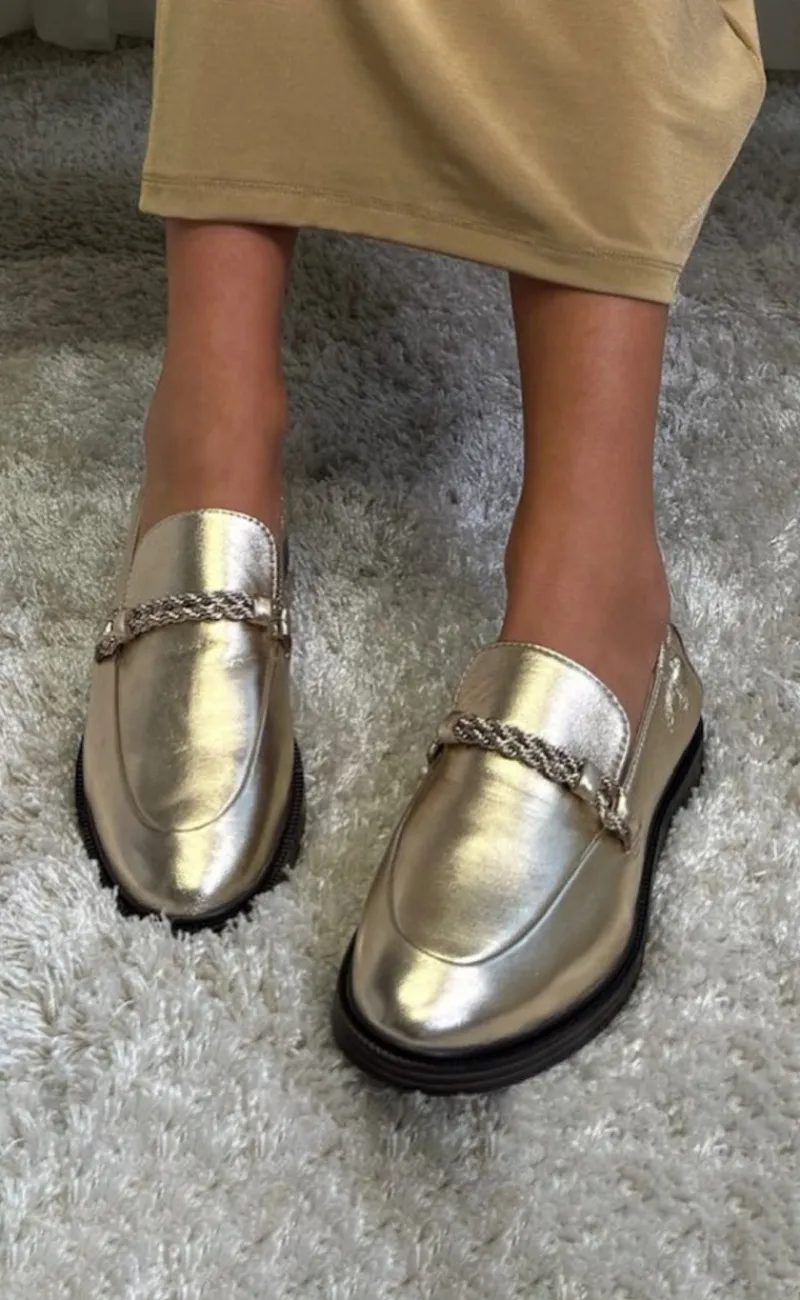 Online Loafers - Love And Walk - Platino Loafers & Ballerinaer