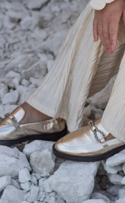 Online Loafers - Love And Walk - Platino Loafers & Ballerinaer