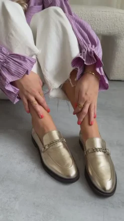 Online Loafers - Love And Walk - Platino Loafers & Ballerinaer