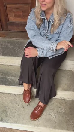 Best Loafers - The Walk - Leather Cognac Loafers & Ballerinaer