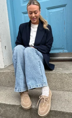 Online Loafers - The Walk - Suede Biscuit Loafers & Ballerinaer