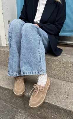 Online Loafers - The Walk - Suede Biscuit Loafers & Ballerinaer