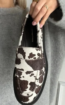 Outlet Loafers - Celina - White/Brown Loafers & Ballerinaer