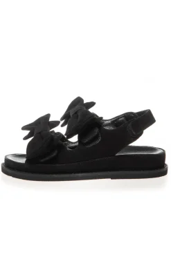 Outlet Sandal - Come To Me Suede - Black Sandaler