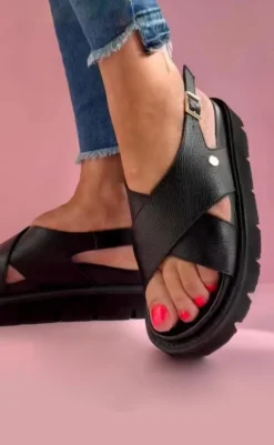 Outlet Sandal - Summertime - Black Sandaler