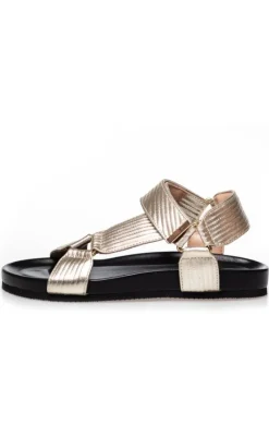 Sandaler - Carrie Leather - Gold Sandaler