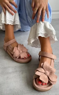 New Sandaler - My Flowers - Papaya Sandaler