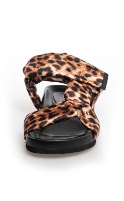 Best Sandaler - Carrie - Brown Leopard Sandaler