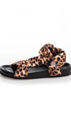 Best Sandaler - Carrie - Brown Leopard Sandaler