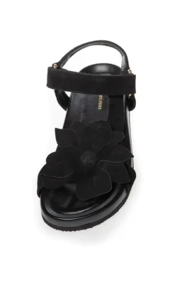 Clearance Sandaler - My Flowers - Black Sandaler