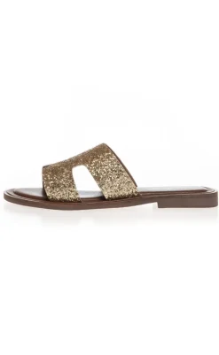 Sale Sandaler - Ivy - Gold Glitter Sandaler
