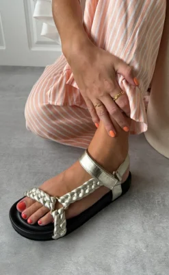 Sandaler - Beach - Gold Sandaler