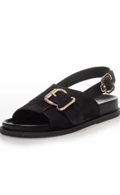New Sandaler - Forever You Suede - Black Sandaler
