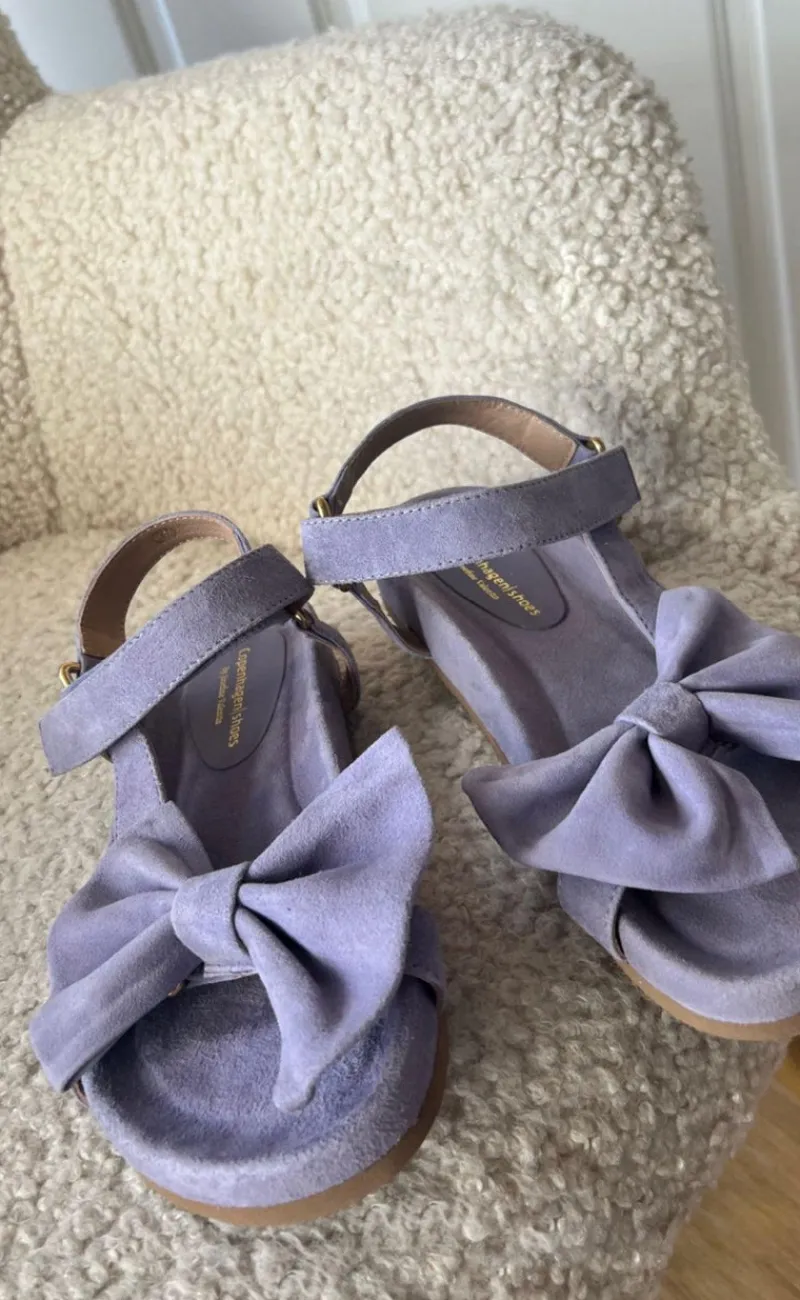 Sandaler By Josefine Valentin - Sky And Diamonds Suede - Lavender Sandaler