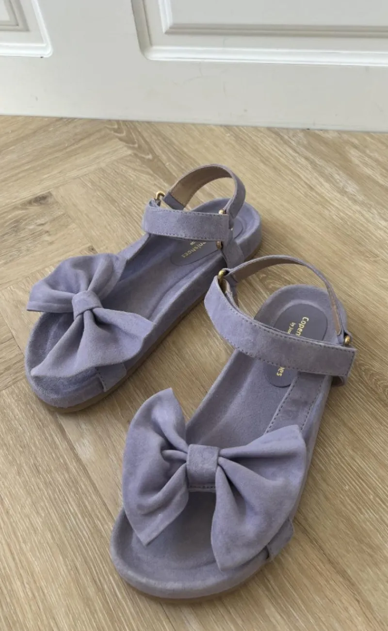 Sandaler By Josefine Valentin - Sky And Diamonds Suede - Lavender Sandaler