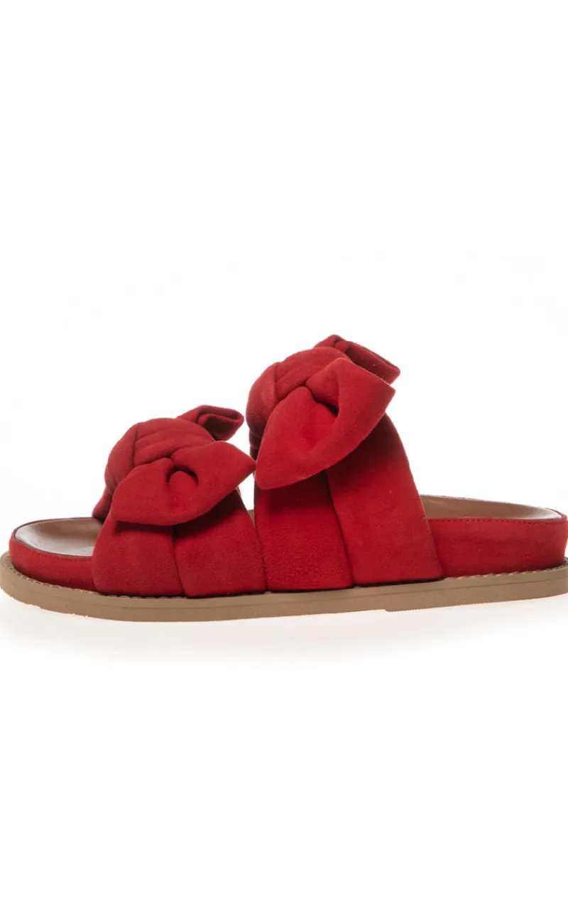 Discount Sandaler - Summer Dream Suede - Red Sandaler