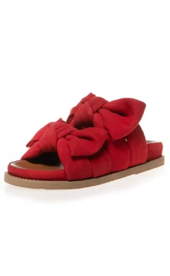 Discount Sandaler - Summer Dream Suede - Red Sandaler