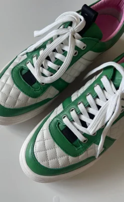 Outlet Sneaker - Paris Walk - Green / White Sneakers
