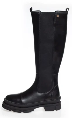 Outlet Støvle - Follow Me - Black (With Black Stiches) Støvler