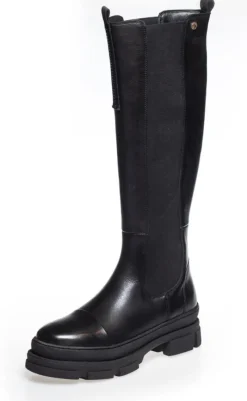 Outlet Støvle - Follow Me - Black (With Black Stiches) Støvler