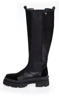 Hot Støvle - Follow Me - Black Patent Støvler