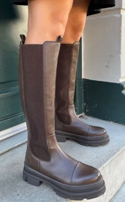 Hot Støvle - Follow Me And More - Dk Brown Støvler