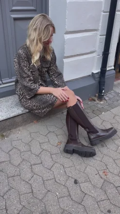 Hot Støvle - Follow Me And More - Dk Brown Støvler