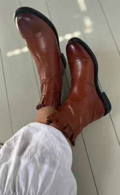 Sale Støvle - Margaret - Cognac Støvler