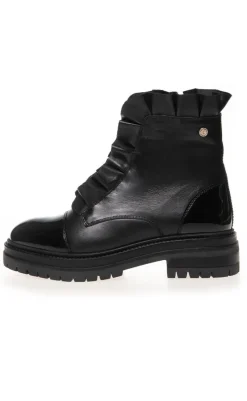 Online Støvle - Pretty - Black Patent Støvler