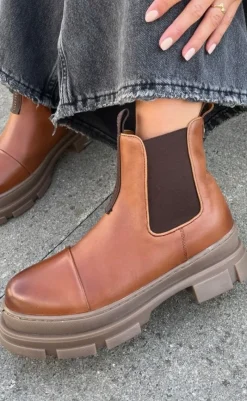 Sale Støvle - You And Me Low - Cognac Støvler